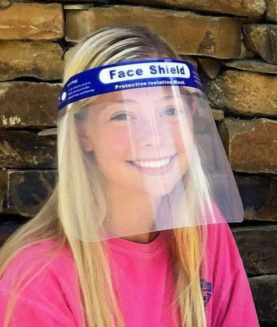 Nayked Apparel Accessories>Comfort Face Shield With Elastic, 2-Pack/Discontinued