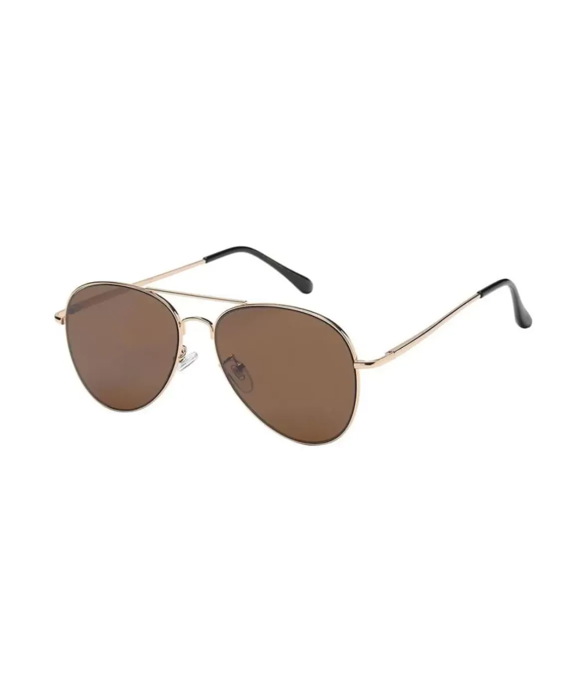 Nayked Apparel Accessories>Jordan By Flat Lens Aviator Sunglasses With Sunglass Case And Microfiber Cloth