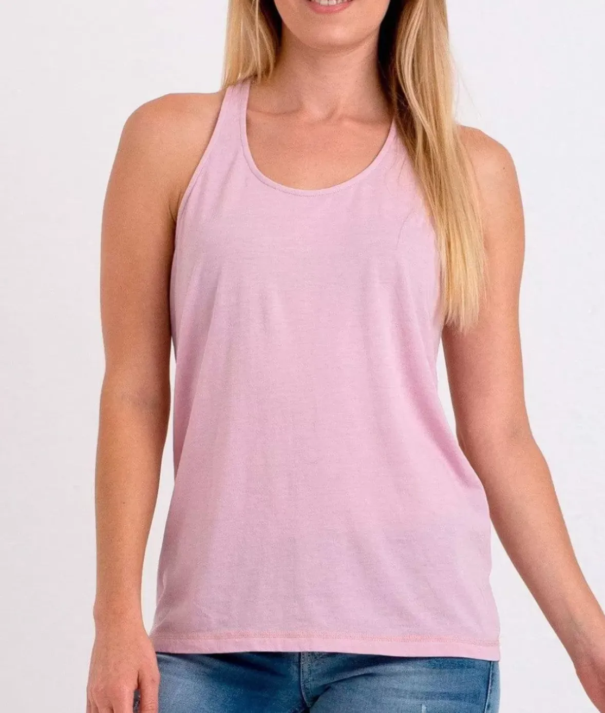 Nayked Apparel T-Shirts>Ladies Ridiculously Soft Knotted Racerback Tank