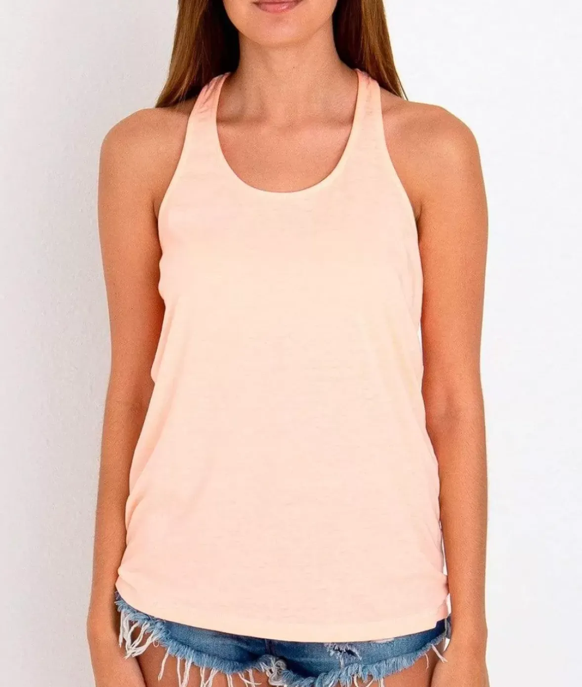 Nayked Apparel Athleisure>Ladies Ridiculously Soft Knotted Racerback Tank