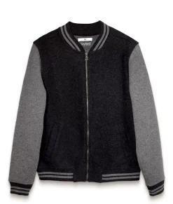 Nayked Apparel Outerwear>Legendary Wool Bomber Jacket