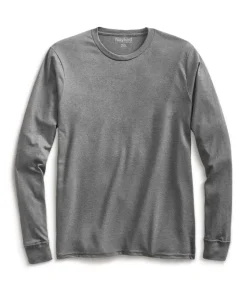 Nayked Apparel Shirts>Men'S Big Ridiculously Soft Recycled Lightweight Long Sleeve T-Shirt