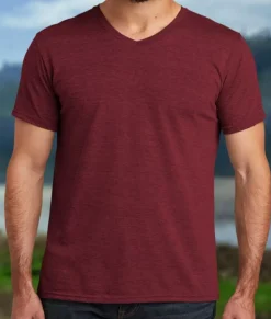 Nayked Apparel Shirts>Men'S Big Ridiculously Soft Recycled Lightweight V-Neck T-Shirt