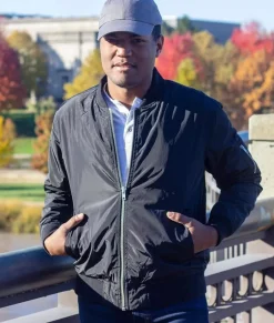 Nayked Apparel Outerwear>Men'S Bomber Jacket