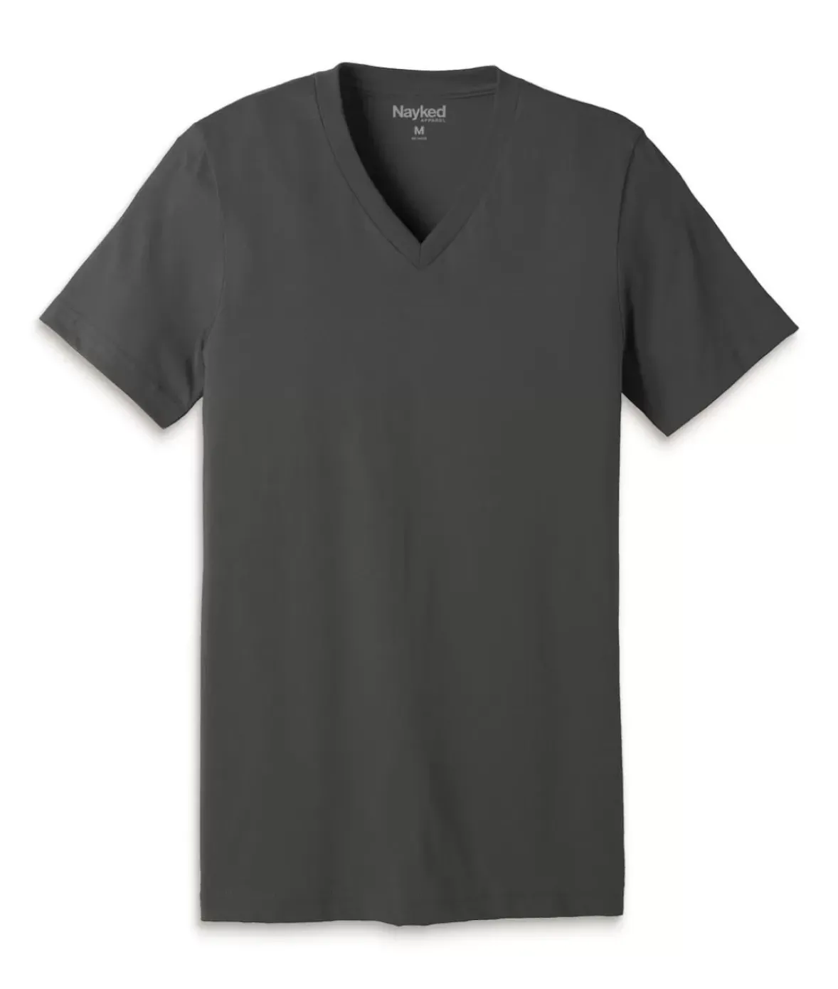 Nayked Apparel T-Shirts>Men'S Classic Cotton Short Sleeve V-Neck T-Shirt