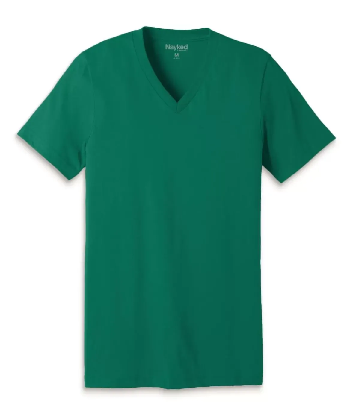 Nayked Apparel T-Shirts>Men'S Classic Cotton Short Sleeve V-Neck T-Shirt