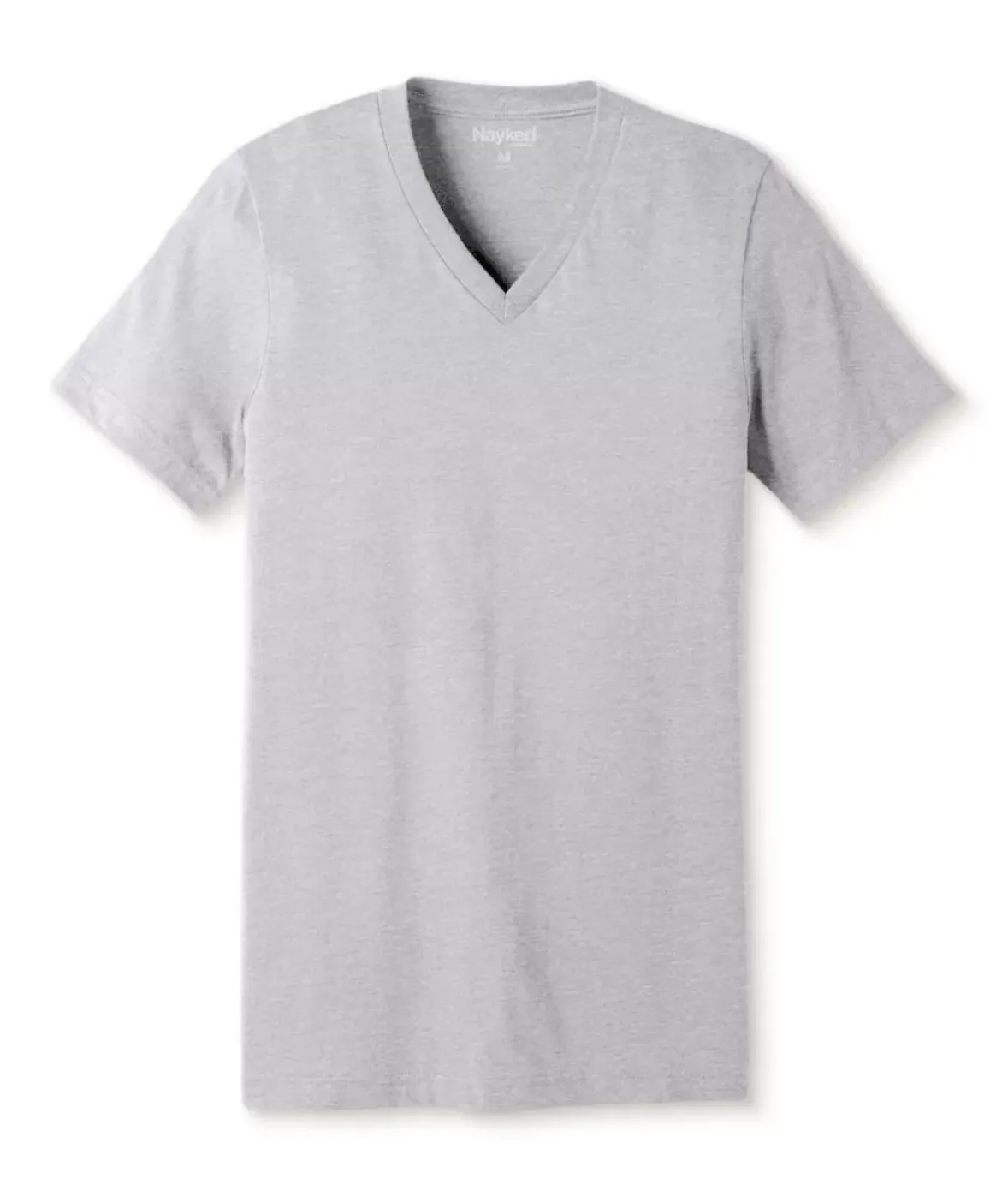 Nayked Apparel Shirts>Men'S Classic Soft Heathered Short Sleeve V-Neck T-Shirt