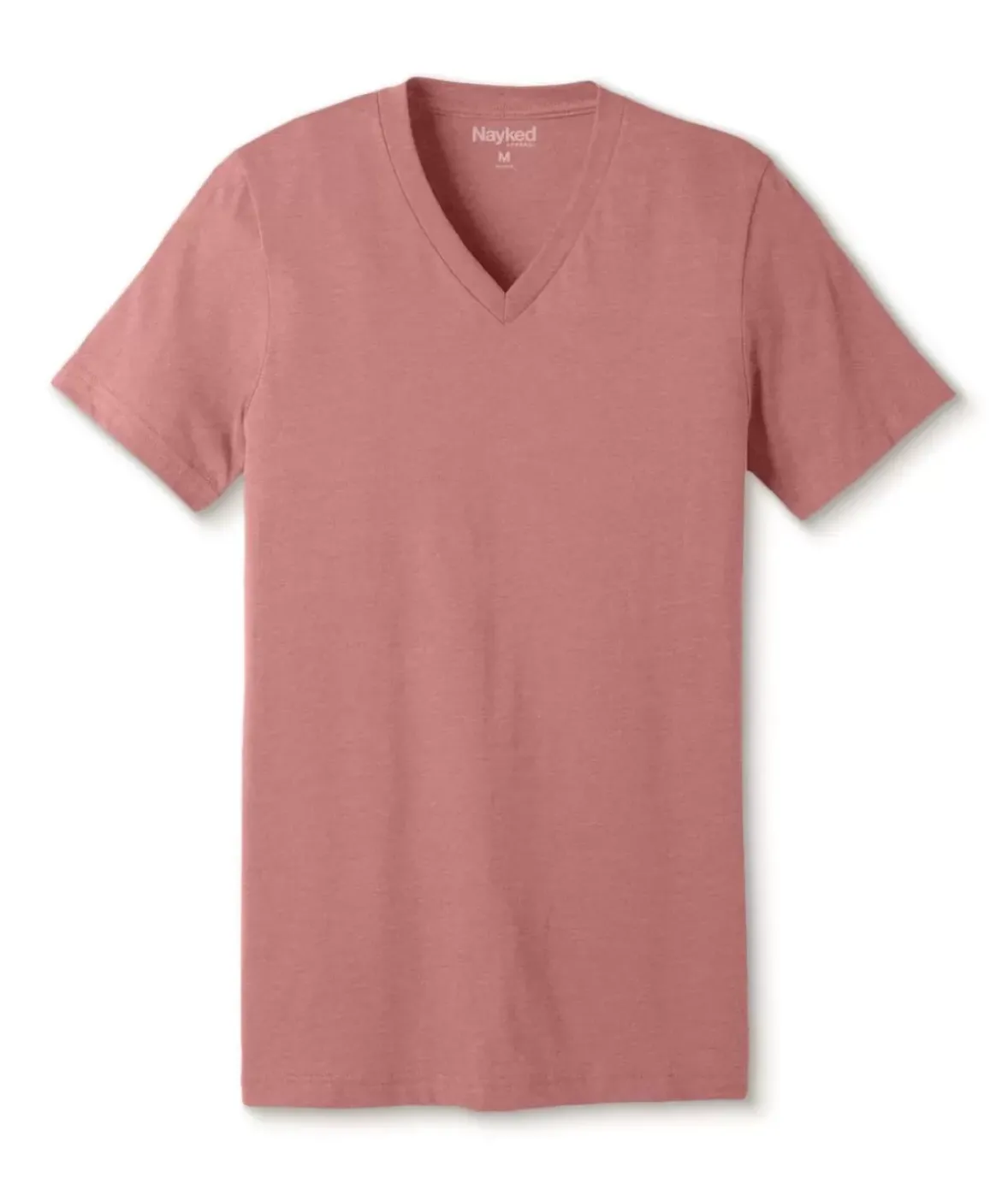 Nayked Apparel T-Shirts>Men'S Classic Soft Heathered Short Sleeve V-Neck T-Shirt