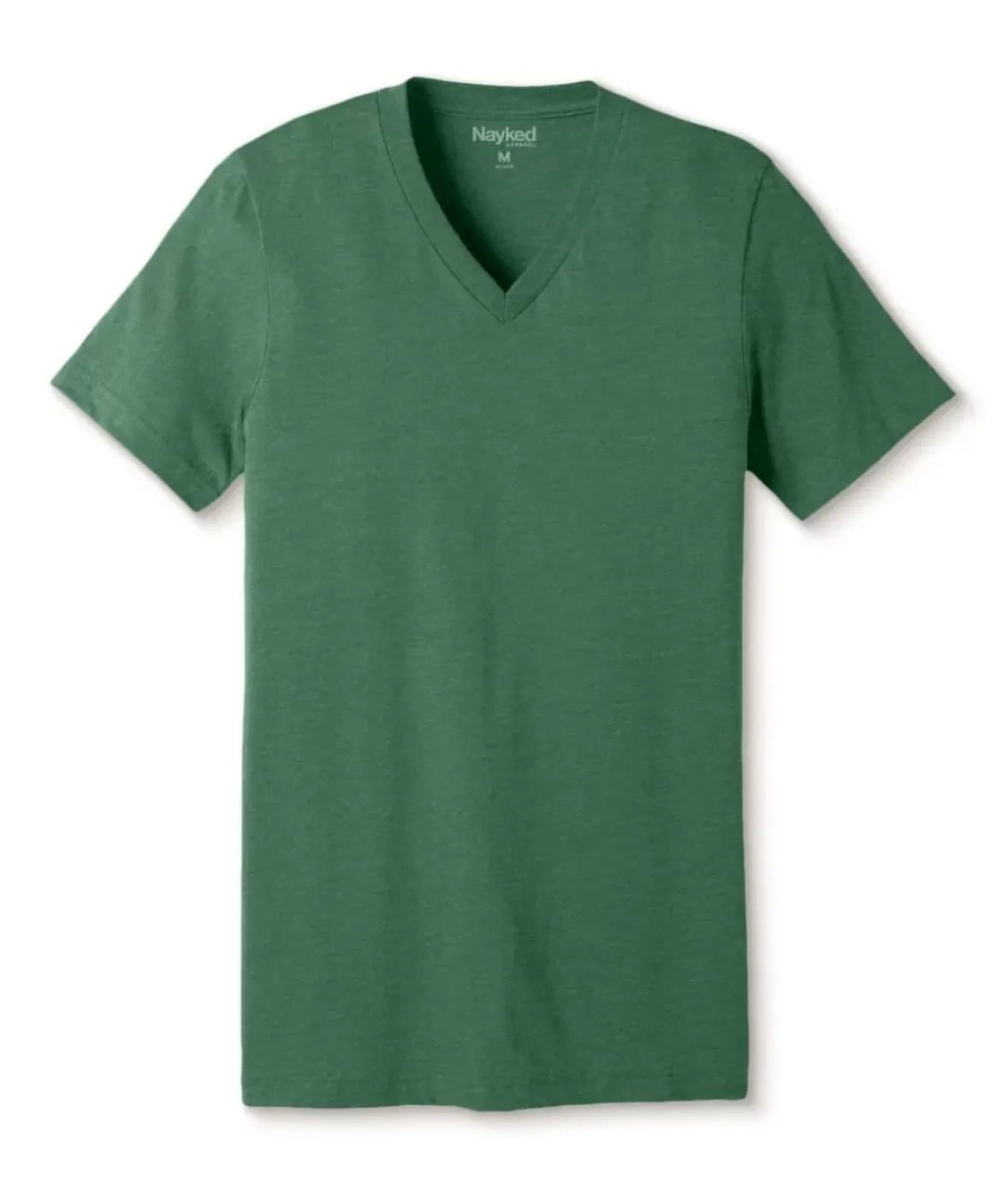 Nayked Apparel T-Shirts>Men'S Classic Soft Heathered Short Sleeve V-Neck T-Shirt