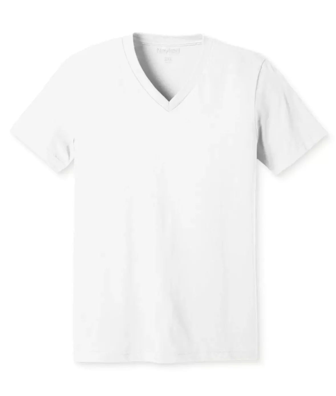 Nayked Apparel Shirts>Men'S Classic Soft Heathered Big Short Sleeve V-Neck T-Shirt