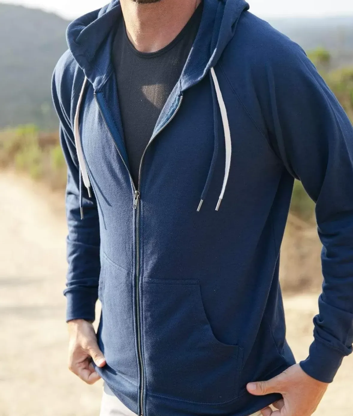 Nayked Apparel Shirts>Men'S French Terry Full-Zip Hoodie