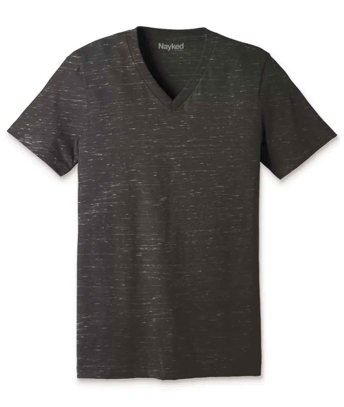 Nayked Apparel T-Shirts>Men'S Marbled Jersey V-Neck T-Shirt