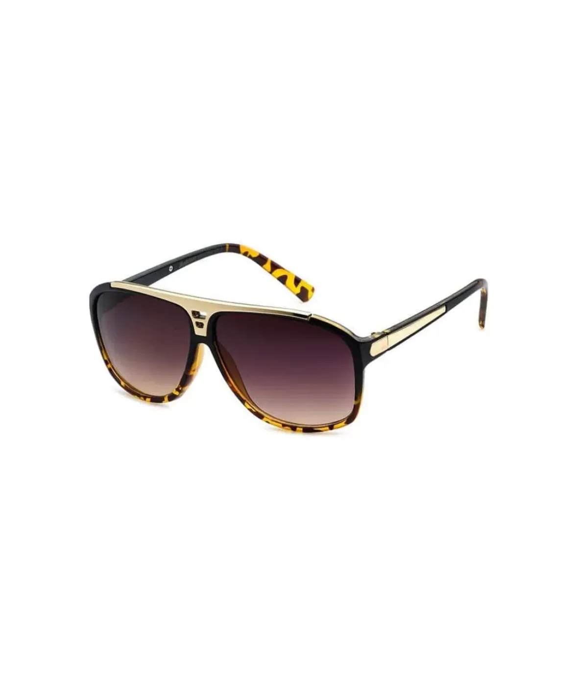 Nayked Apparel Accessories>Men'S Metal Flat-Top Aviator Sunglasses, Lifetime Guarantee