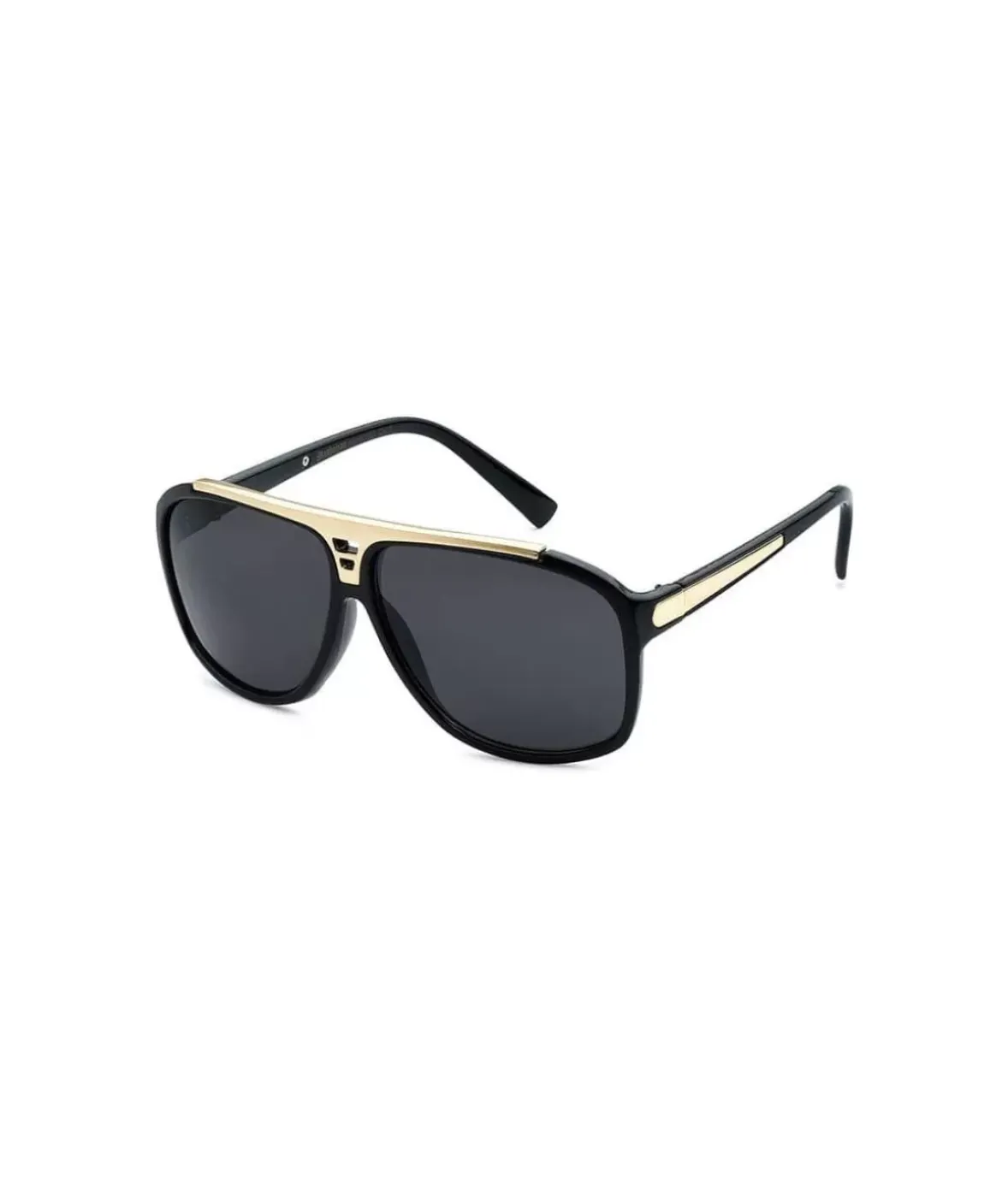 Nayked Apparel Accessories>Men'S Metal Flat-Top Aviator Sunglasses, Lifetime Guarantee