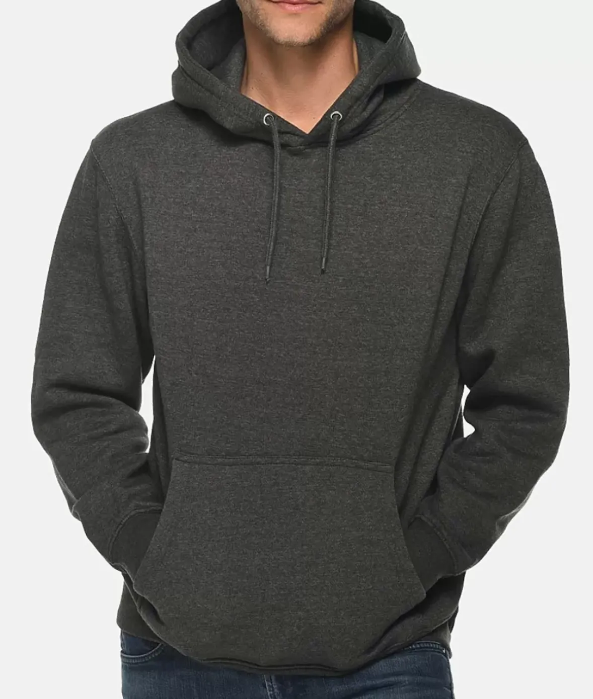 Nayked Apparel Shirts>Men'S Midweight Premium Soft Pullover Sweatshirt Hoodie