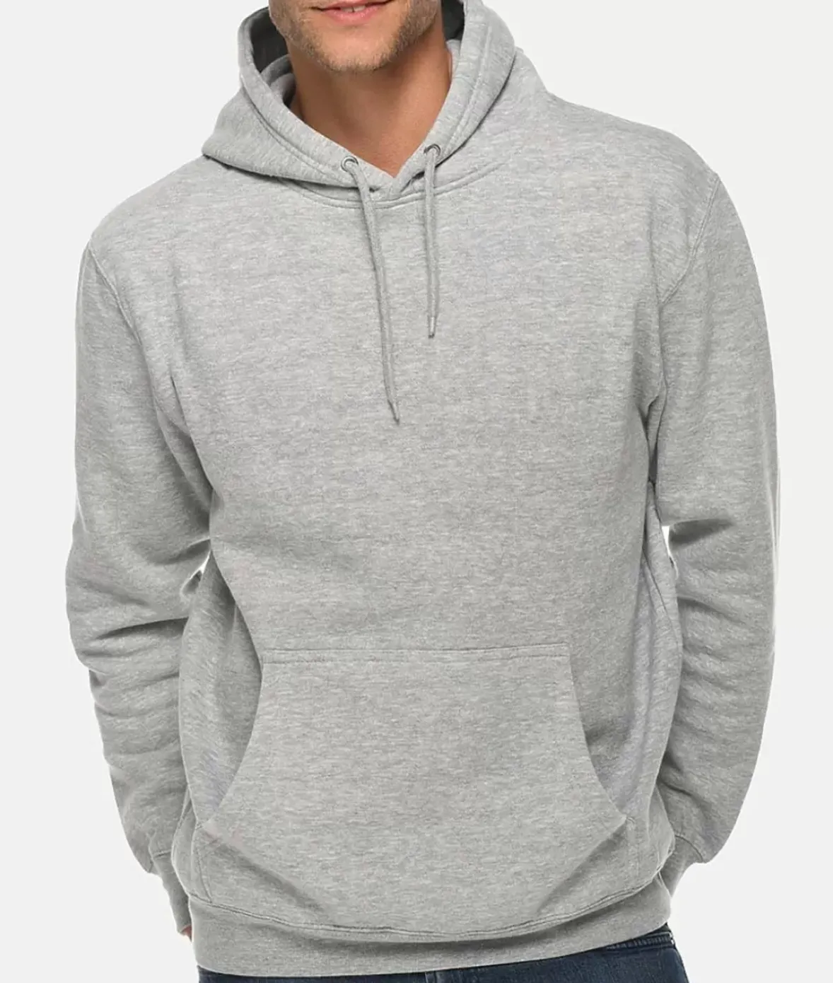 Nayked Apparel Shirts>Men'S Midweight Premium Soft Pullover Sweatshirt Hoodie