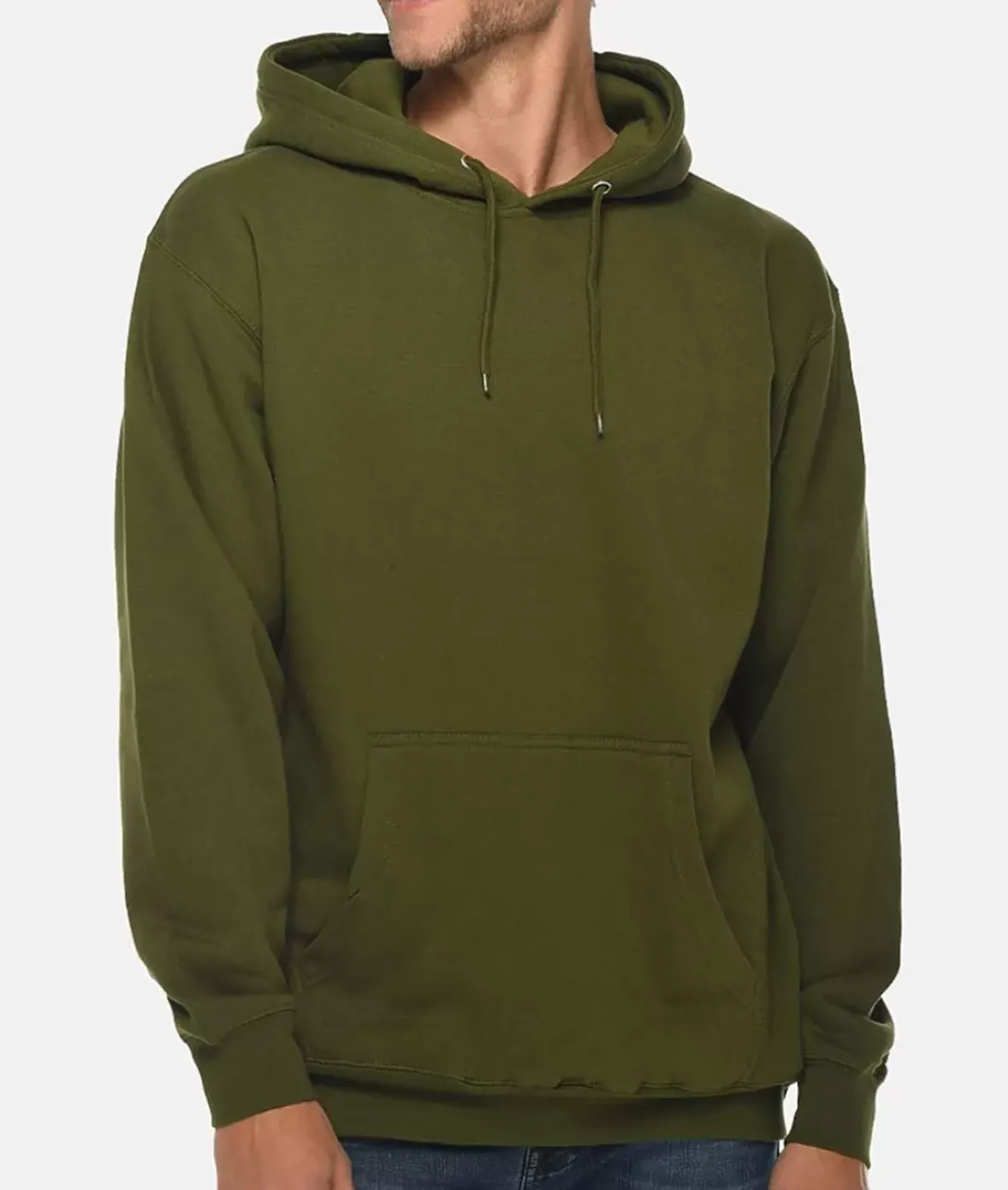 Nayked Apparel Hoodies & Sweatshirts>Men'S Midweight Premium Soft Pullover Sweatshirt Hoodie