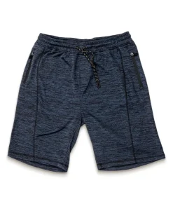 Nayked Apparel Bottoms>Men'S Midweight Tech Fleece Active Shorts Heather Navy