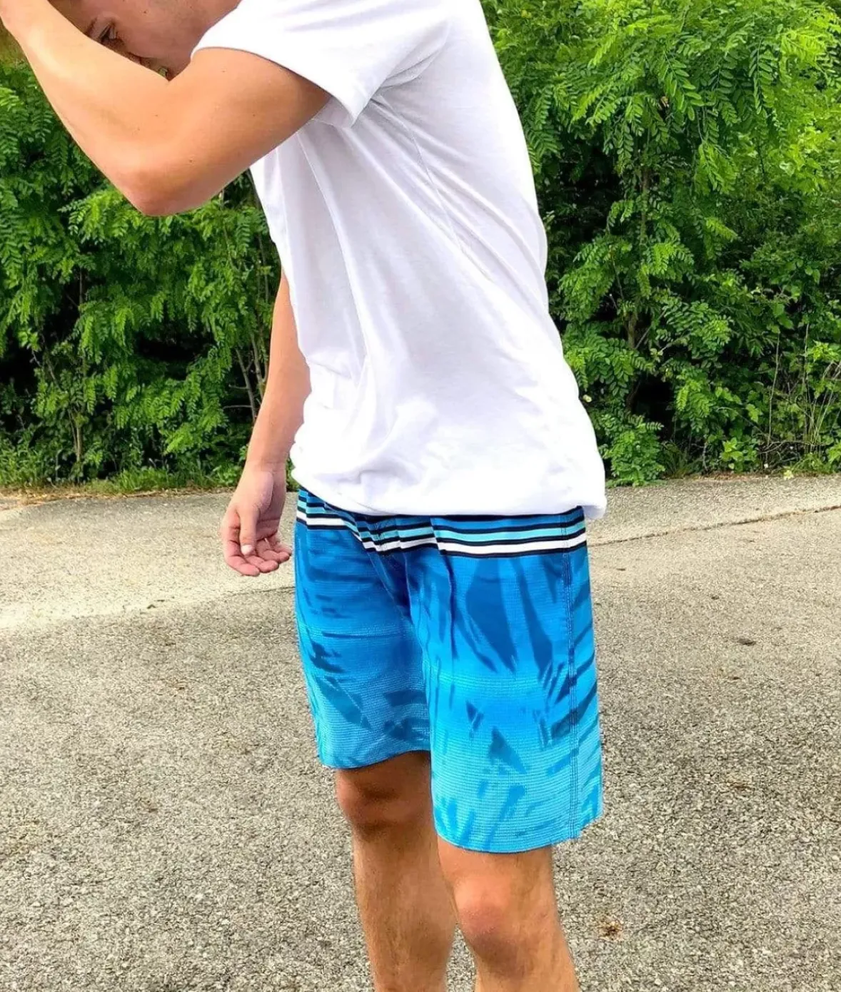 Nayked Apparel Swim>Men'S Palm Tree Board Short/Discontinued