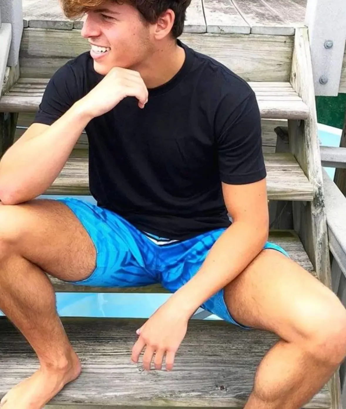 Nayked Apparel Swim>Men'S Palm Tree Board Short/Discontinued