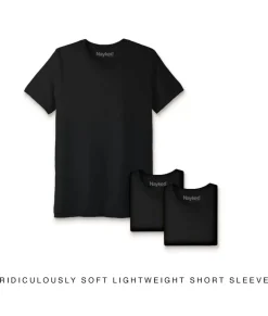 Nayked Apparel Shirts>Men'S 3Pk Ridiculously Soft Lightweight Crew Neck T-Shirt