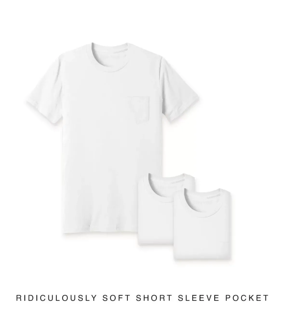 Nayked Apparel T-Shirt Packs>Men'S 3Pk Ridiculously Soft 100% Cotton Pocket T-Shirt