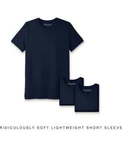 Nayked Apparel T-Shirt Packs>Men'S 3Pk Ridiculously Soft Lightweight Crew Neck T-Shirt