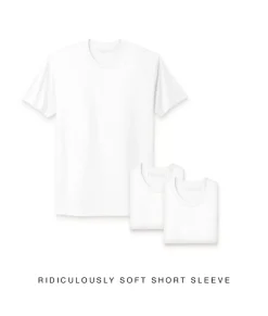 Nayked Apparel T-Shirt Packs>Men'S 3Pk Ridiculously Soft Short Sleeve Crew Neck 100% Cotton T-Shirt