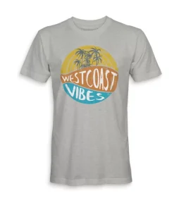Nayked Apparel T-Shirts>Men'S Ridiculously Soft 100% Cotton Graphic Tee | West Coast Vibes