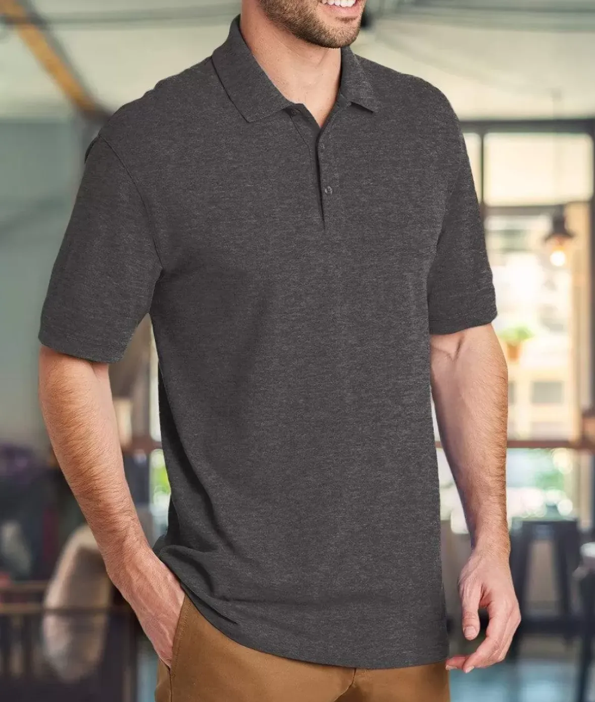 Nayked Apparel Polos>Men'S Ridiculously Soft 100% Cotton Pique Polo Shirt