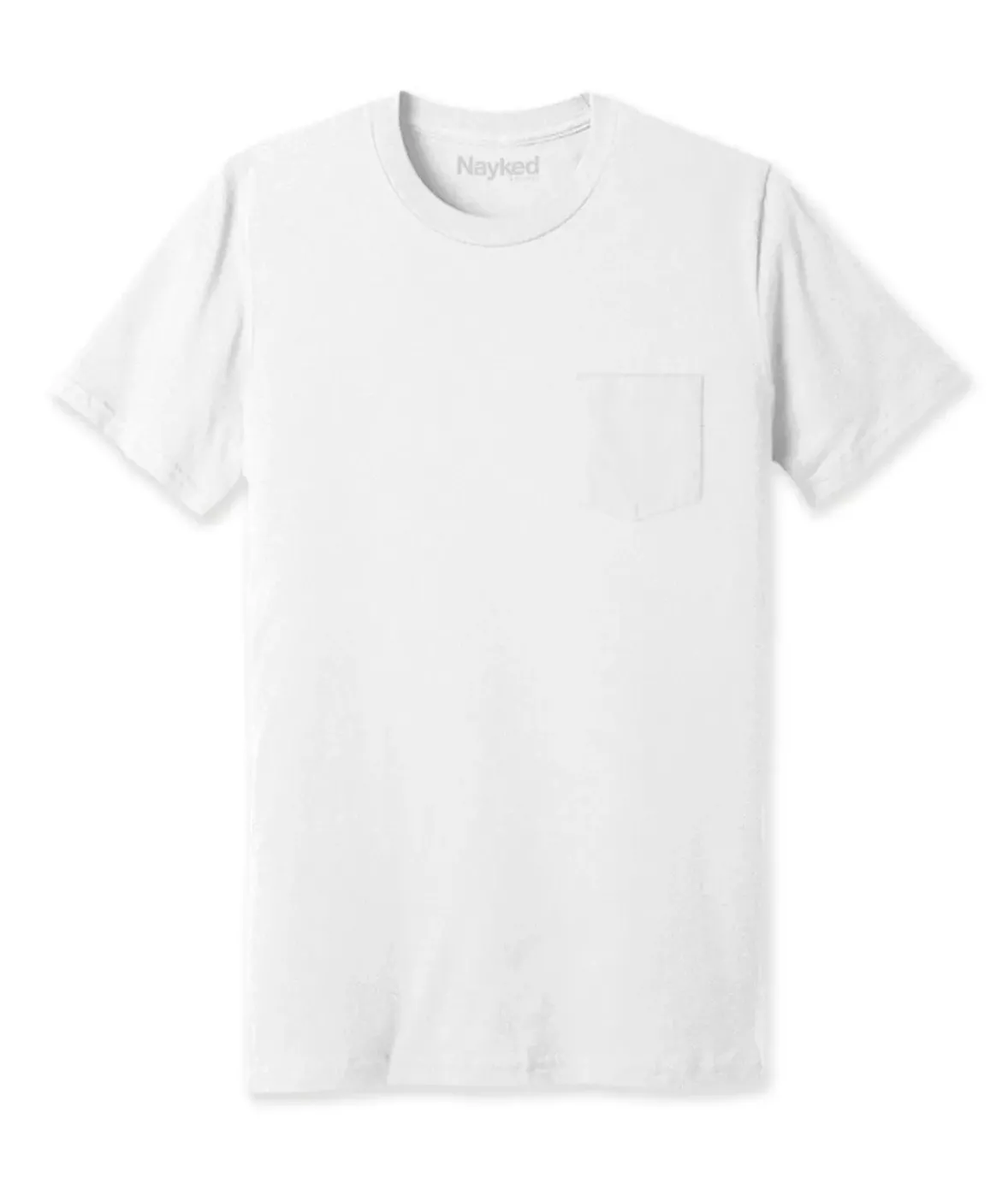 Nayked Apparel T-Shirts>Men'S Ridiculously Soft 100% Cotton Pocket T-Shirt