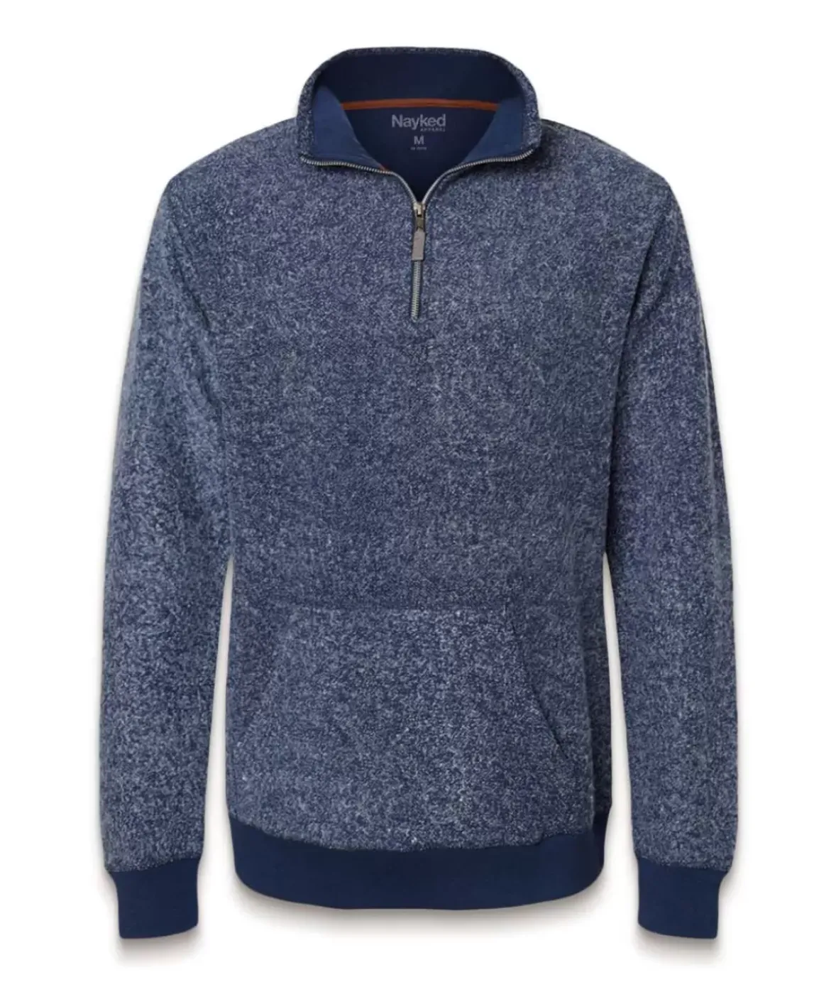 Nayked Apparel Shirts>Men'S Ridiculously Soft Aspen Brushed Fleece 1/4 Zip