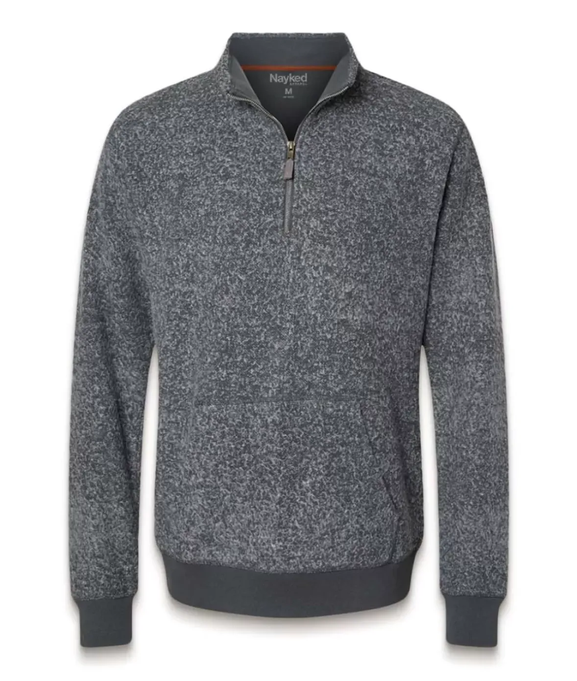 Nayked Apparel Shirts>Men'S Ridiculously Soft Aspen Brushed Fleece 1/4 Zip