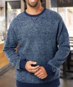 Nayked Apparel Shirts>Men'S Ridiculously Soft Aspen Brushed Fleece Pullover