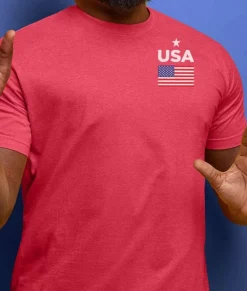 Nayked Apparel Shirts>Men'S Ridiculously Soft Big Graphic T-Shirt | Usa