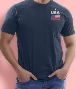 Nayked Apparel Shirts>Men'S Ridiculously Soft Big Graphic T-Shirt | Usa