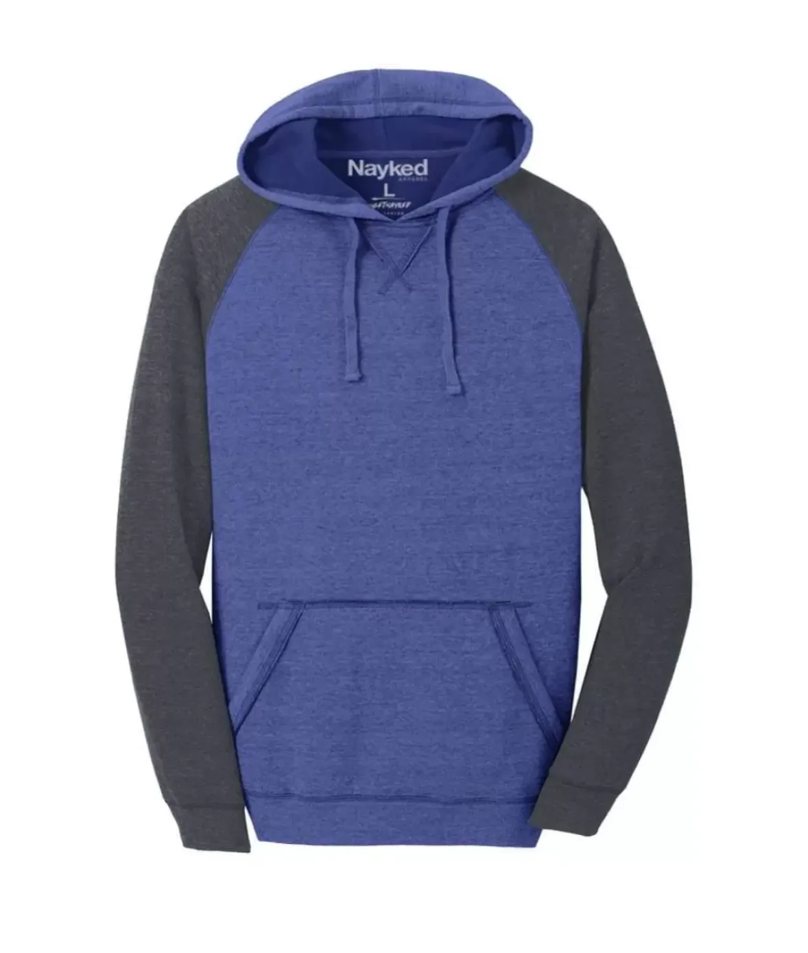 Nayked Apparel Shirts>Men'S Ridiculously Soft Big Fleece Raglan Hoodie