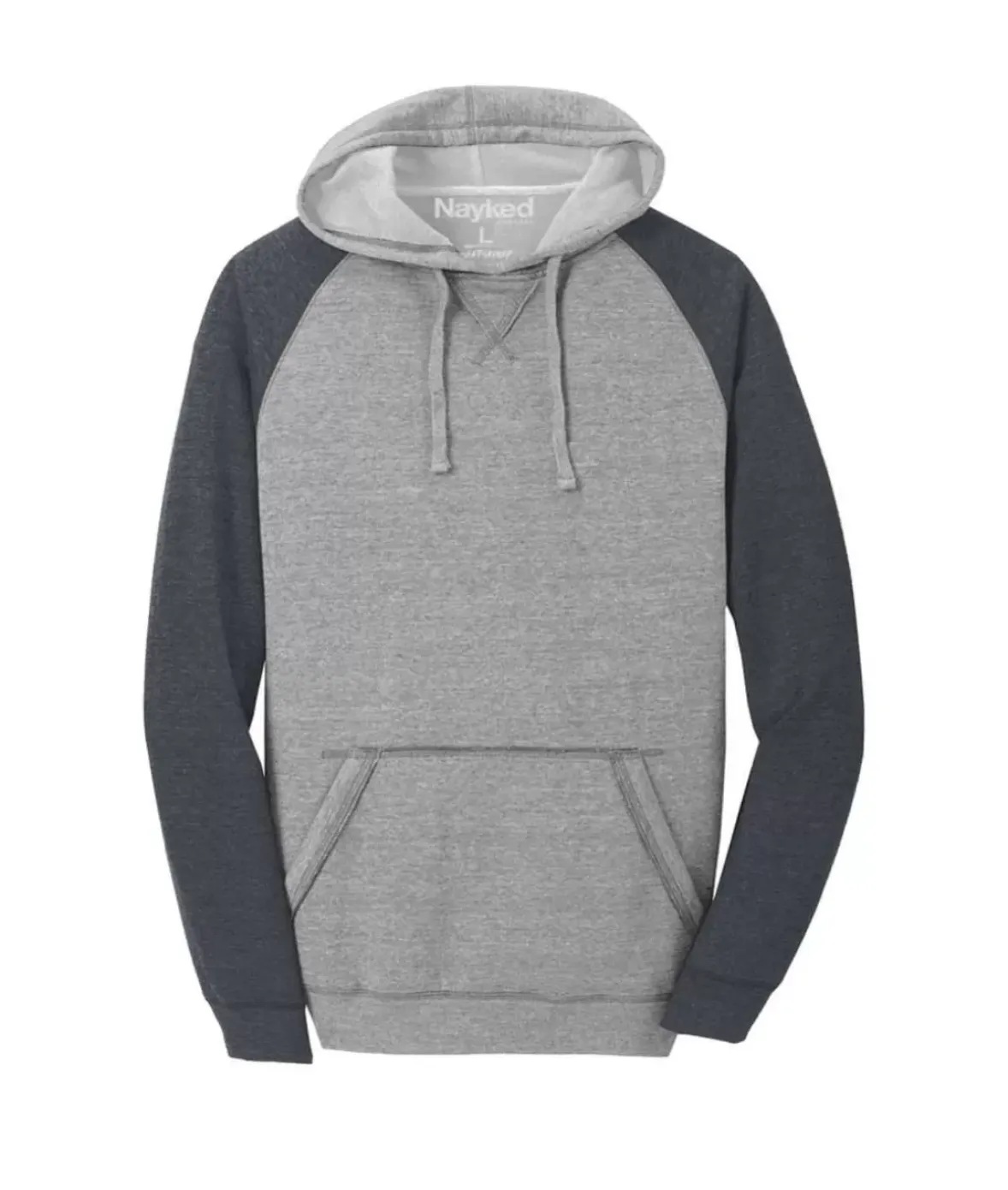 Nayked Apparel Shirts>Men'S Ridiculously Soft Big Fleece Raglan Hoodie