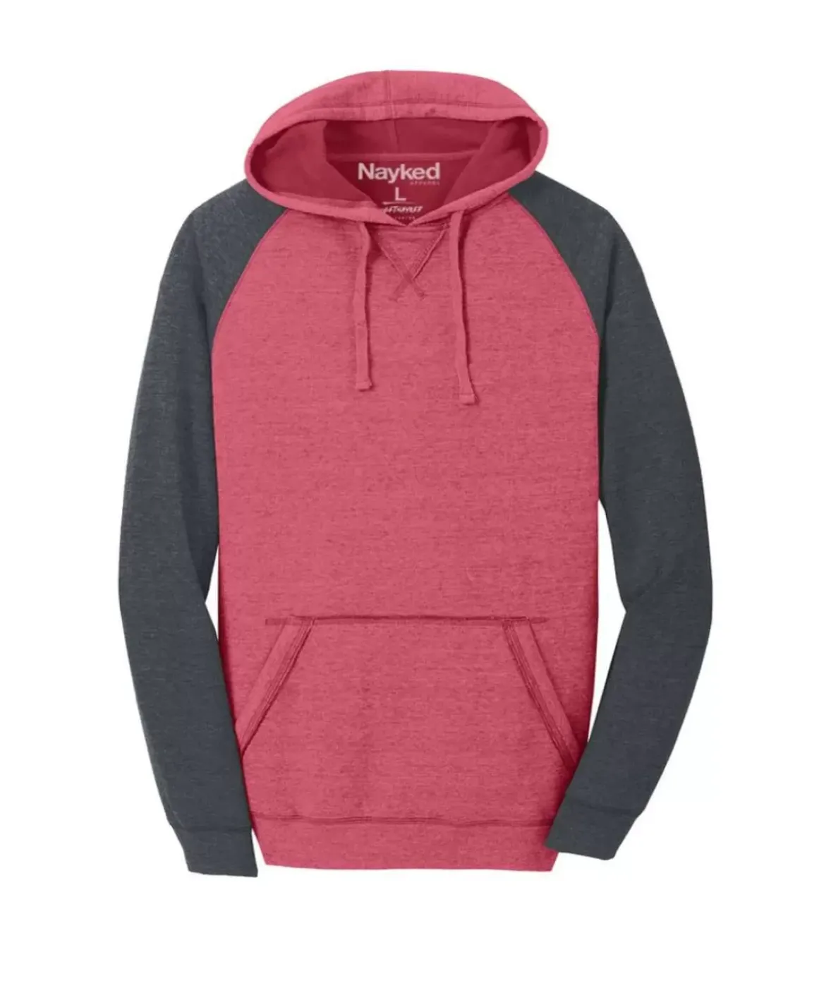 Nayked Apparel Hoodies & Sweatshirts>Men'S Ridiculously Soft Big Fleece Raglan Hoodie