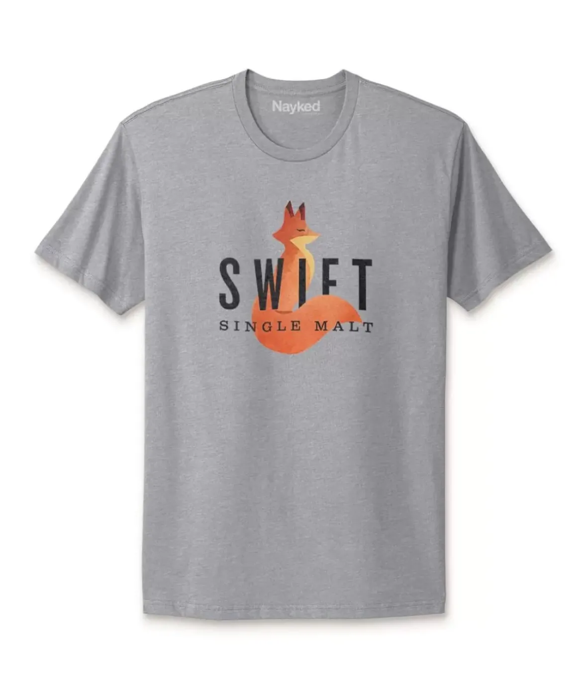 Nayked Apparel T-Shirts>Men'S Ridiculously Soft Cotton Graphic Tee | Swift Single Malt