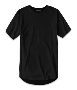 Nayked Apparel T-Shirts>Men'S Ridiculously Soft Curved Hem Longline T-Shirt
