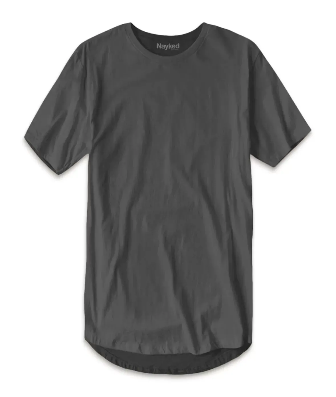Nayked Apparel T-Shirts>Men'S Ridiculously Soft Curved Hem Longline T-Shirt