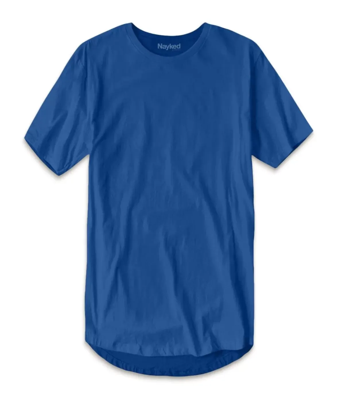 Nayked Apparel T-Shirts>Men'S Ridiculously Soft Curved Hem Longline T-Shirt