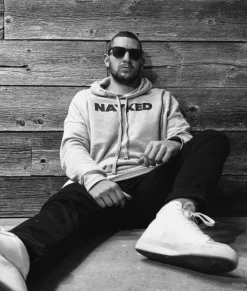 Nayked Apparel Shirts>Men'S Ridiculously Soft Fleece Graphic Pullover Hoodie | Nayked Athletic Heather