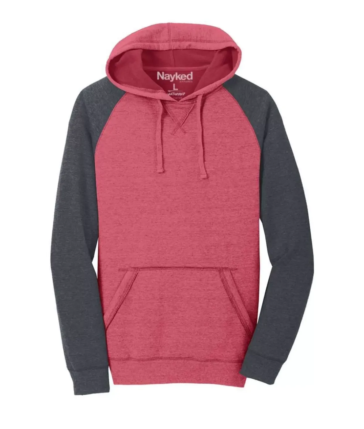 Nayked Apparel Hoodies & Sweatshirts>Men'S Ridiculously Soft Fleece Raglan Hoodie
