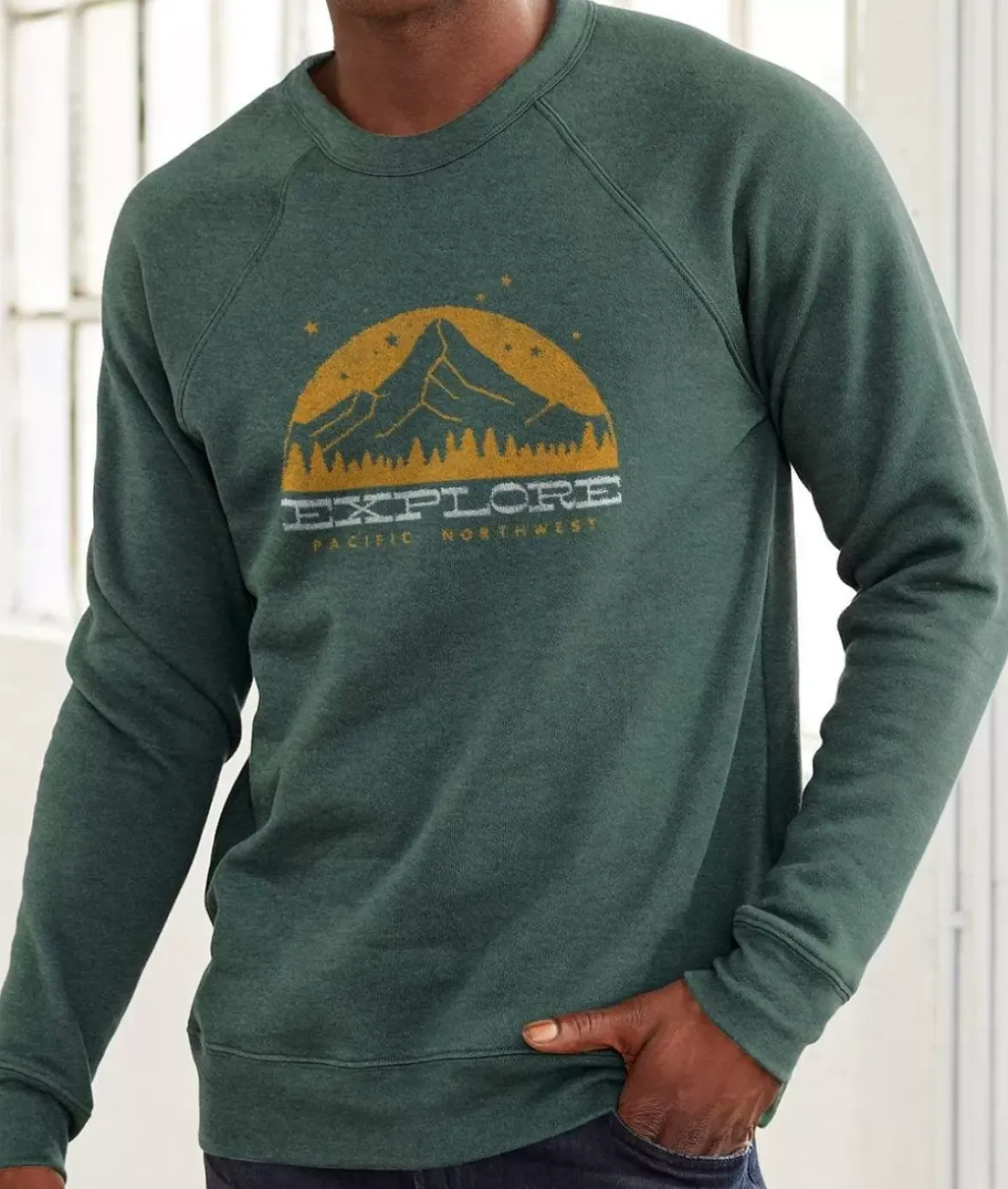 Nayked Apparel Shirts>Men'S Ridiculously Soft Fleece Pullover Graphic Sweatshirt | Explore
