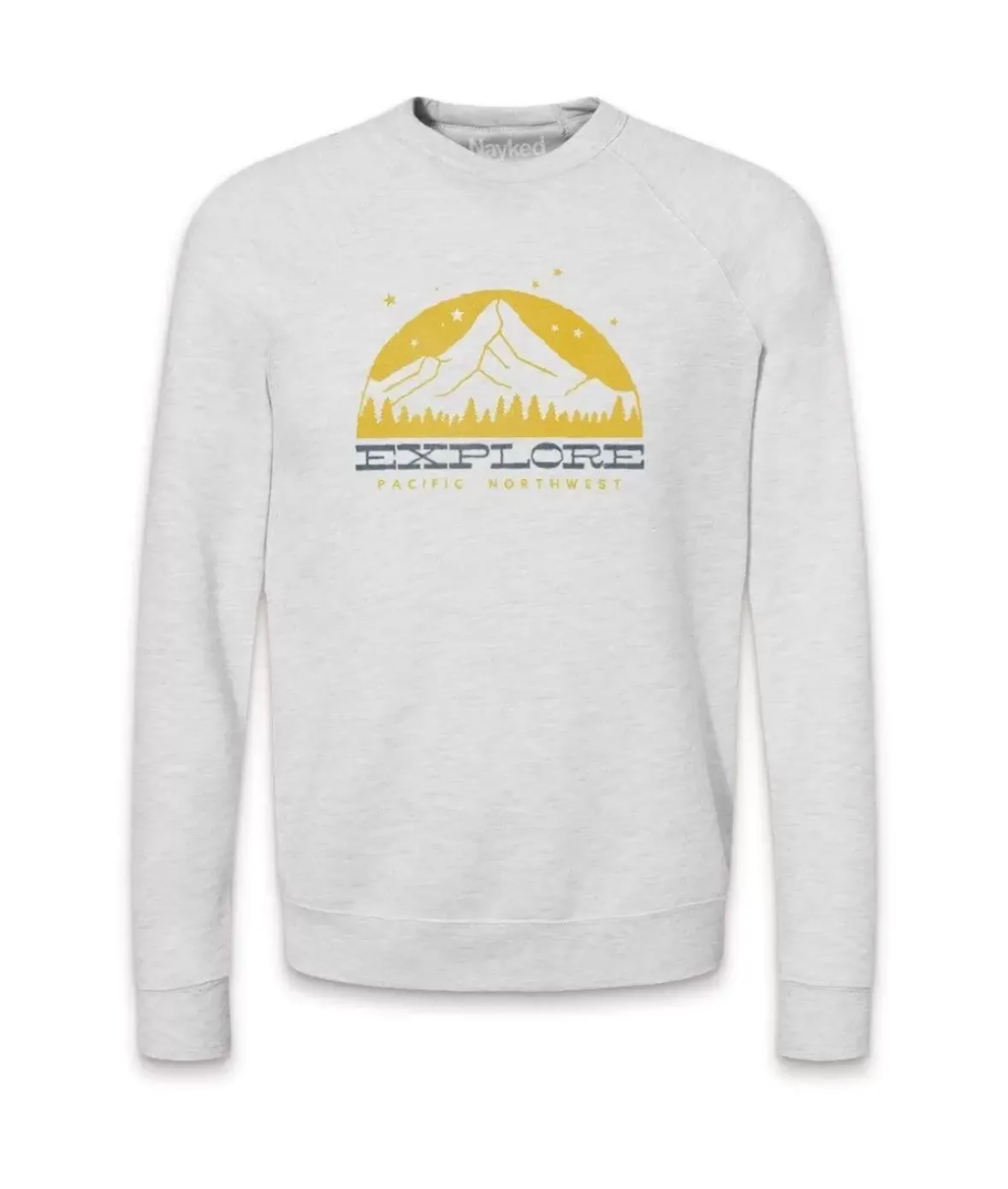 Nayked Apparel Shirts>Men'S Ridiculously Soft Fleece Pullover Graphic Sweatshirt | Explore