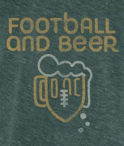 Nayked Apparel Hoodies & Sweatshirts>Men'S Ridiculously Soft Fleece Graphic Pullover Sweatshirt | Football And Beer