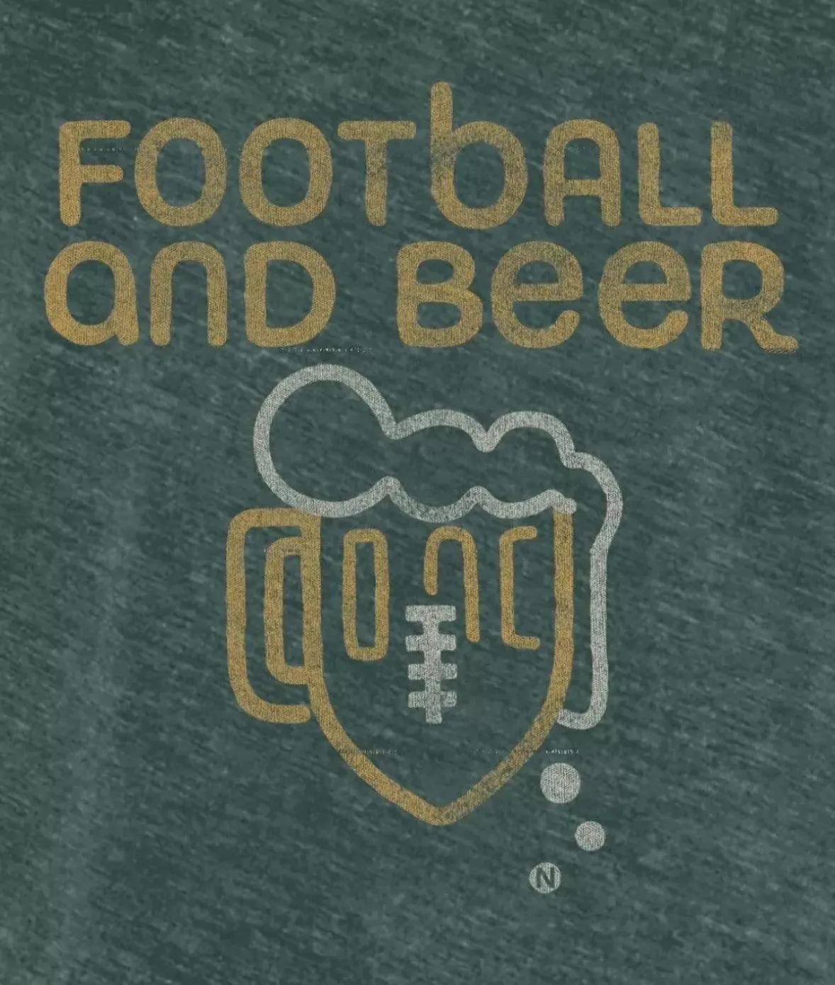 Nayked Apparel Hoodies & Sweatshirts>Men'S Ridiculously Soft Fleece Graphic Pullover Sweatshirt | Football And Beer