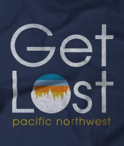 Nayked Apparel Hoodies & Sweatshirts>Men'S Ridiculously Soft Fleece Pullover Graphic Sweatshirt | Get Lost